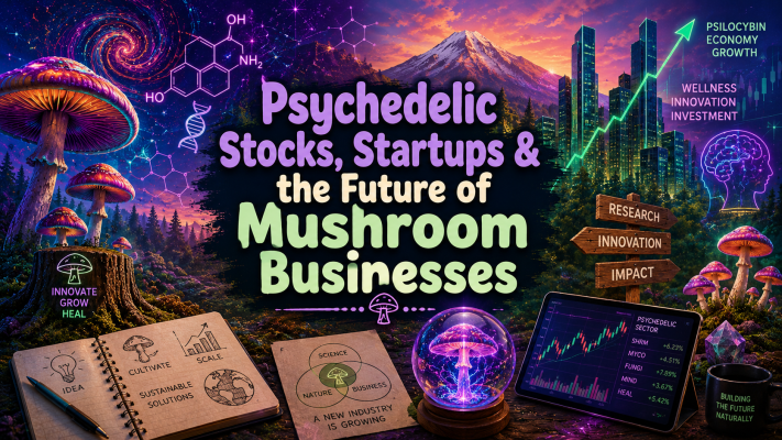 Psychedelic Stocks, Startups & the Future of Mushroom Businesses